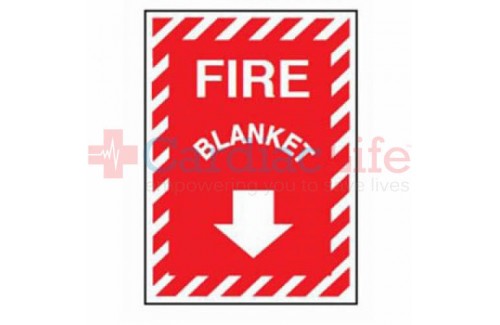Fire Blanket Sign 9x12